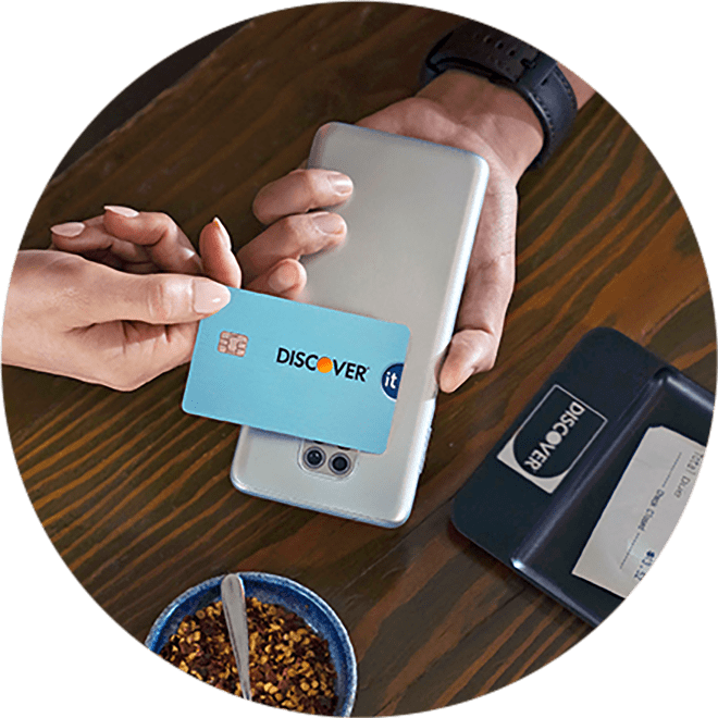 accepting discover card