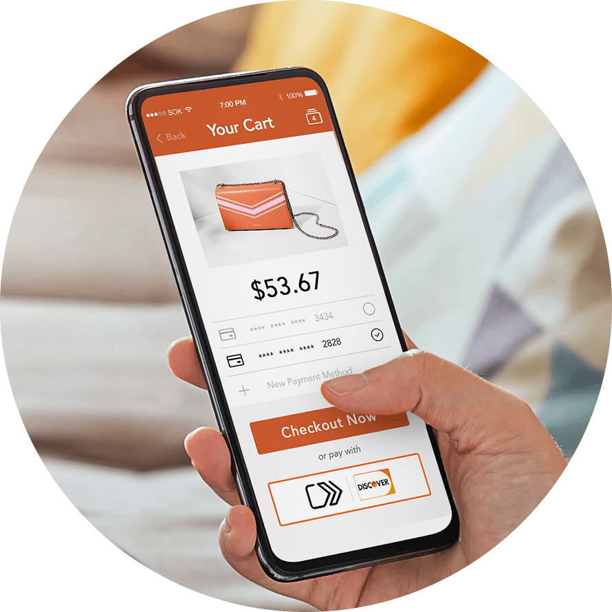 discover secure remote commerce icons